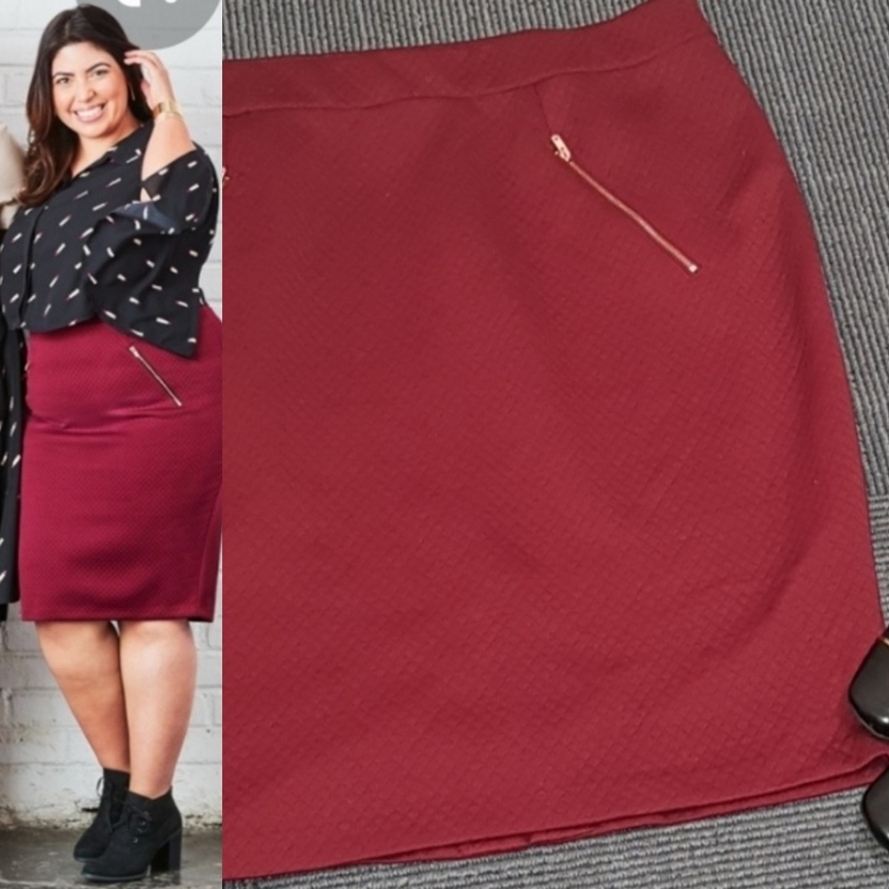 Merlot Pencil Skirt- Boutique by Ashley N. Tipton